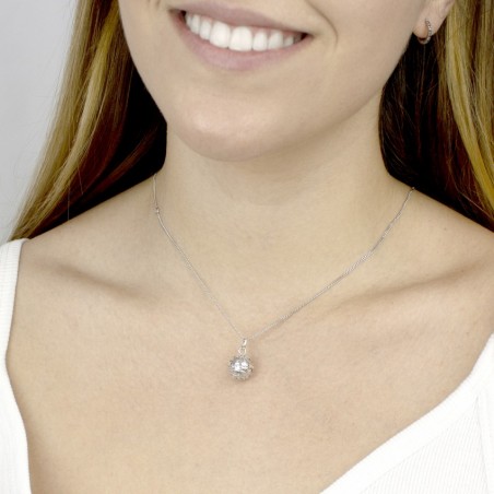 Llamador de Ángel de Plata de Ley 20mm