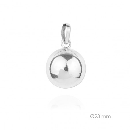 Llamador de Ángel de Plata de Ley 23mm