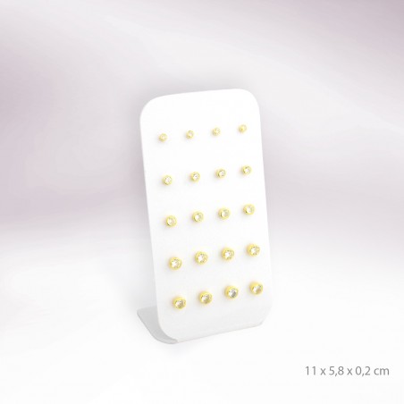 Expositor - 10 pares de brincos (fecho de rosca)