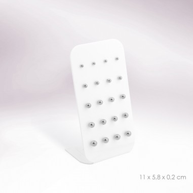 Display - 10 pairs of earrings (pressure clasp)
