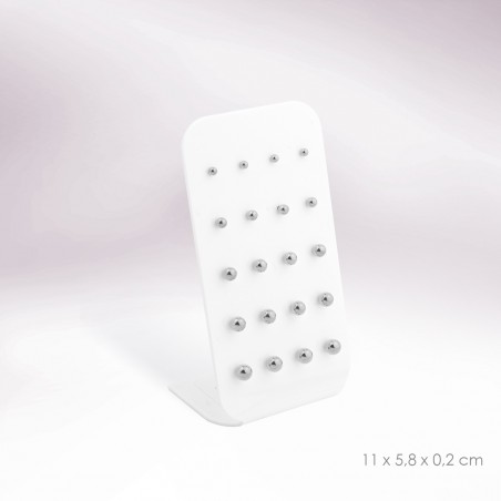 Display - 10 pairs of earrings (screw clasp)
