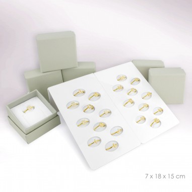 Display - 20 rings (includes 2 bases)