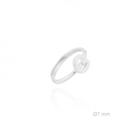 Bague en Argent | Lettre G