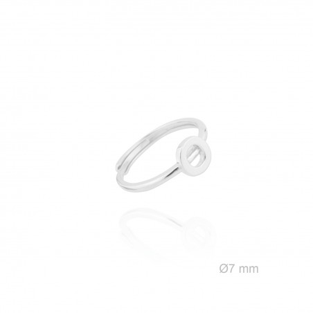Bague en Argent | Lettre O