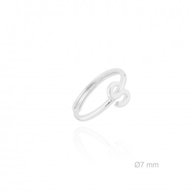 Bague en Argent | Lettre S