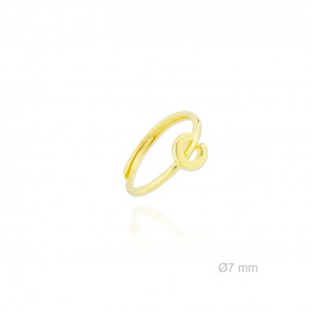 Bague en Argent | Lettre C