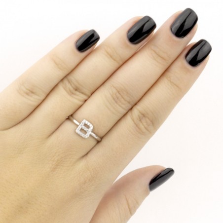 Bague en Argent | B