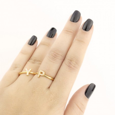 Anel de Prata Esterlina | P