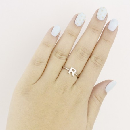 Silver ring | Letter R