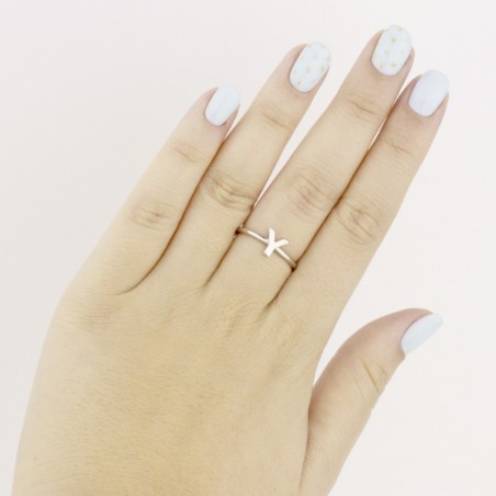 Silver ring | Letter Y