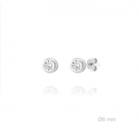 Silver Earrings with Cubir Zirconium