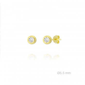 Silver Earrings with Cubir...