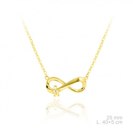 Silver Necklaces with Cubic Zirconium 