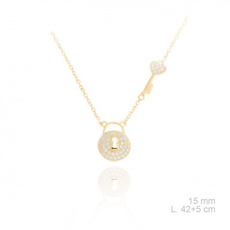 Silver Necklaces with Cubic Zirconium 