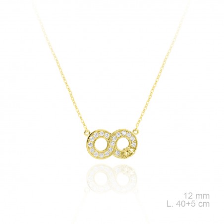 Silver Necklaces with Cubic Zirconium 