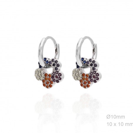 Boucles d'oreilles Zircons