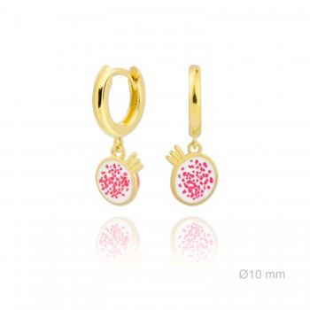 Silver earrings