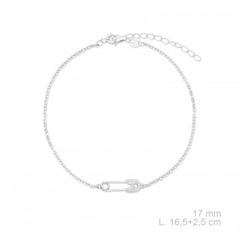 Pulsera de Plata de Ley con...