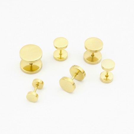 Expositor - 12 pendientes de Acero