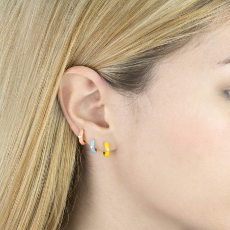 Boucles d'oreilles en Argent avec oxyde de zirconium