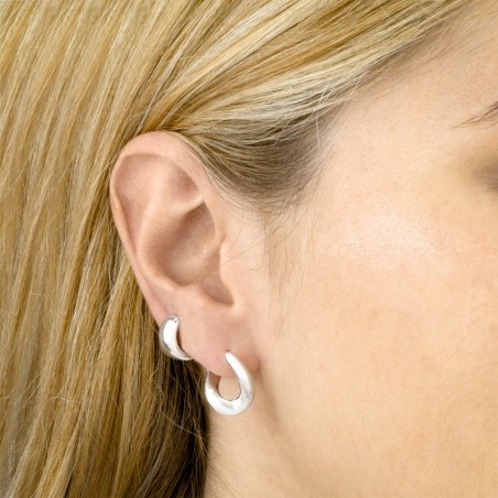 Silver earrings