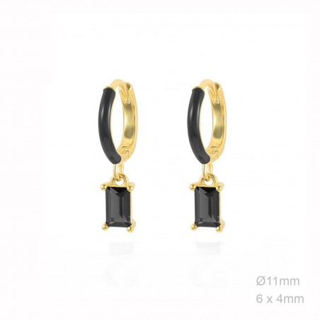 Boucles d'oreilles Zircons