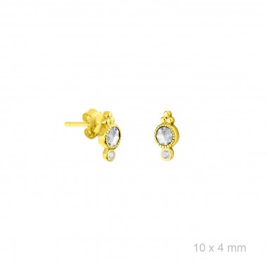 Silver earrings