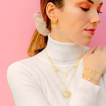 Gargantilha em Prata Esterlina com zircônia