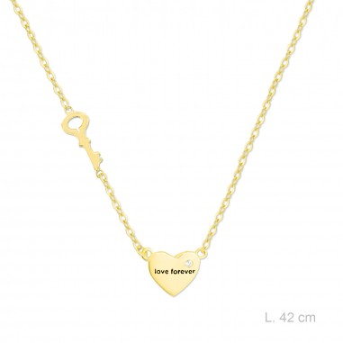 Sautoir en Argent avec zircons