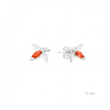 Boucles d'oreilles en Argent avec oxyde de zirconium