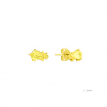 Boucles d'oreilles en Argent avec oxyde de zirconium