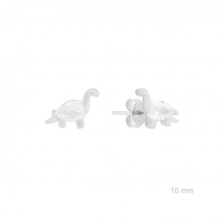 Pendientes de Plata de Ley con circonitas
