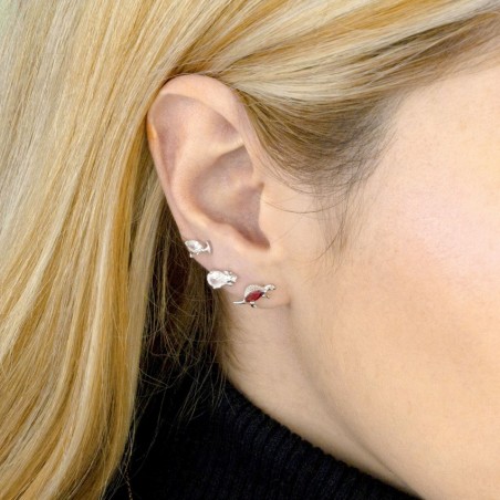 Boucles d'oreilles en Argent avec oxyde de zirconium