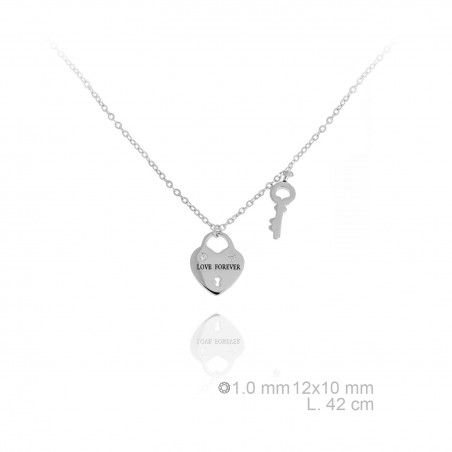 Silver Necklaces with Cubic Zirconium 