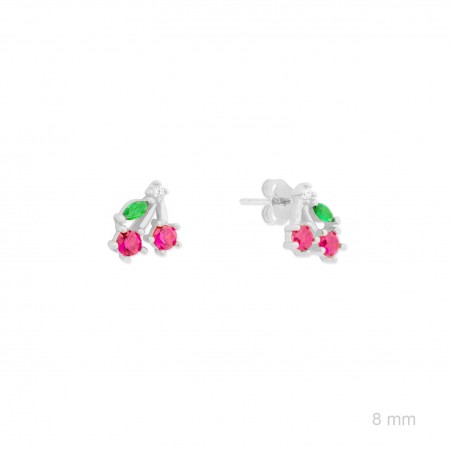 Boucles d'oreilles en Argent avec oxyde de zirconium