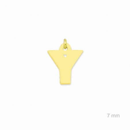 Charm de Plata de Ley (Letra Y)