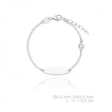 Pulsera de Plata de Ley 