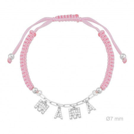 Pulseira de Prata Esterlina com zircônia