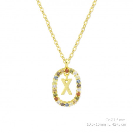 Sautoir en Argent | X