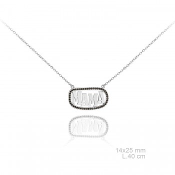 Silver Necklaces with Cubic...