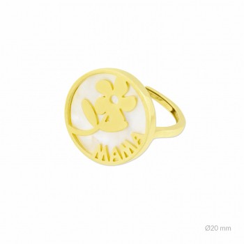 Silver ring and...