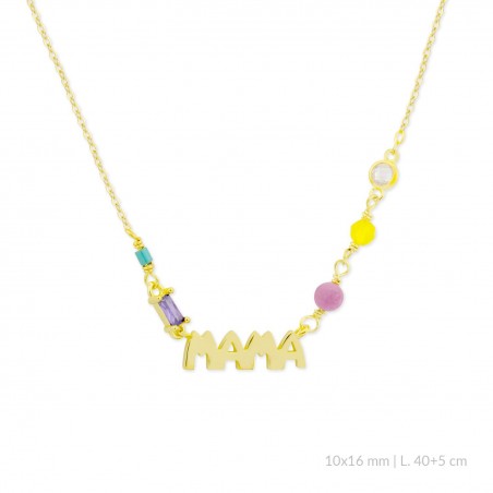 Gargantilha em Prata Esterlina com zircônia