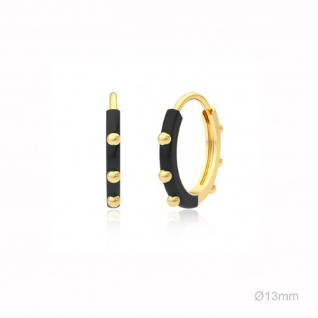 Boucles d'oreilles Argent lisse