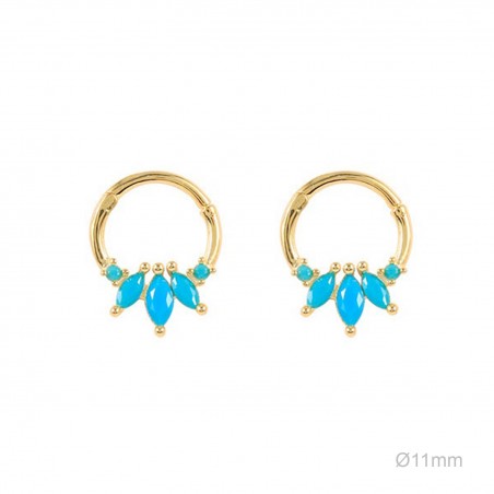 Boucles d'oreilles Zircons