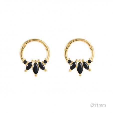 Boucles d'oreilles Zircons