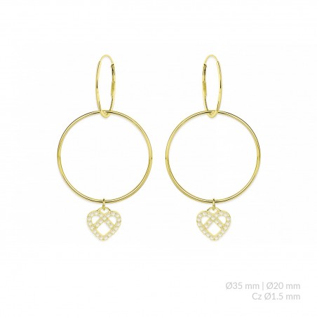 Boucles d'oreilles en Argent