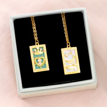 Silver necklace with cubic... 2