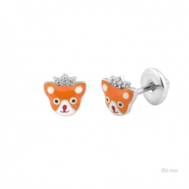 Silver earrings