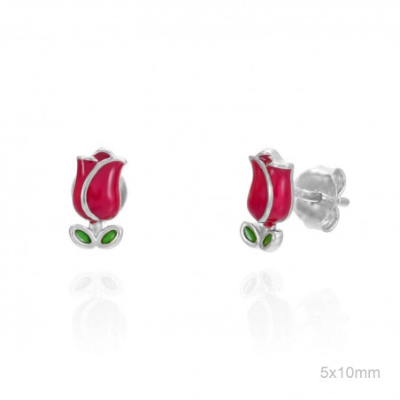 Boucles d'oreilles Argent lisse