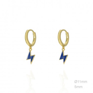 Boucles d'oreilles Argent lisse